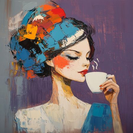 Obraz na płótnie canvas - Poranna kawa