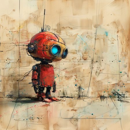 Obraz na płótnie canvas - Cyber-kumpel