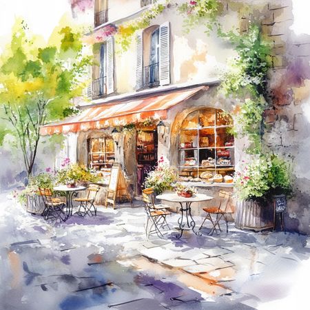 Obraz na płótnie canvas - Kawiarenka