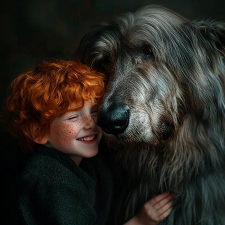 Obraz na płótnie canvas - Wilczarz irlandzki