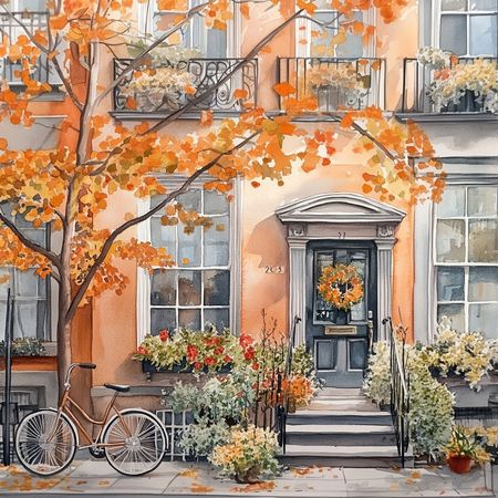 Obraz na płótnie canvas - Jesień w mieście