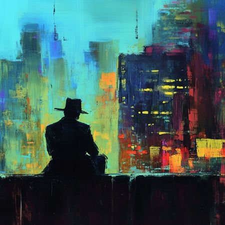 Obraz na płótnie canvas - Samotność w tłumie