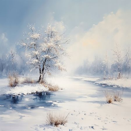 Obraz na płótnie canvas - Zima taka jak kiedyś ☺