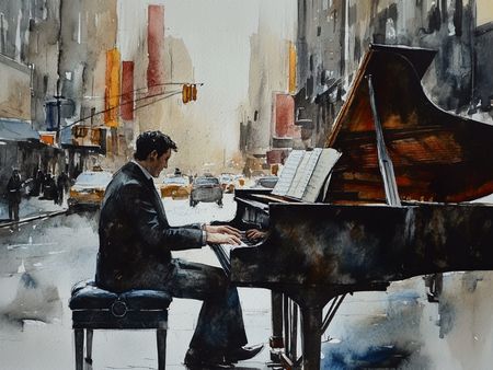 Obraz na płótnie canvas - Muzyka miasta