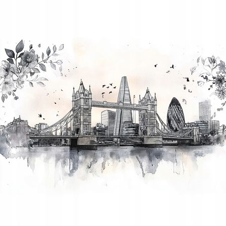 Obraz na płótnie canvas - Panorama Londynu