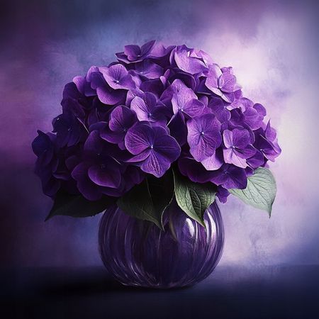 Obraz na płótnie canvas - Bukiecik hortensji