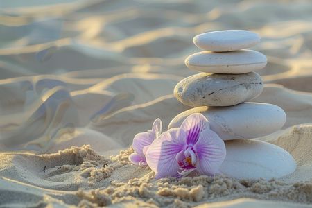 Obraz na płótnie canvas - Harmonia natury na plaży