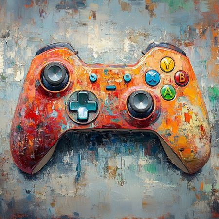 Obraz na płótnie canvas - Kolorowy kontroler