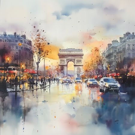 Obraz na płótnie canvas - Łuk Triumfalny