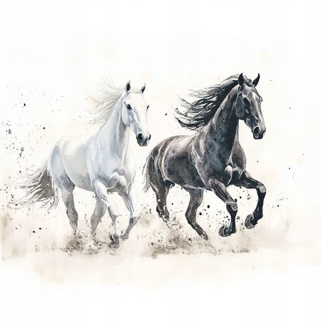 Obraz na płótnie canvas - Black & white