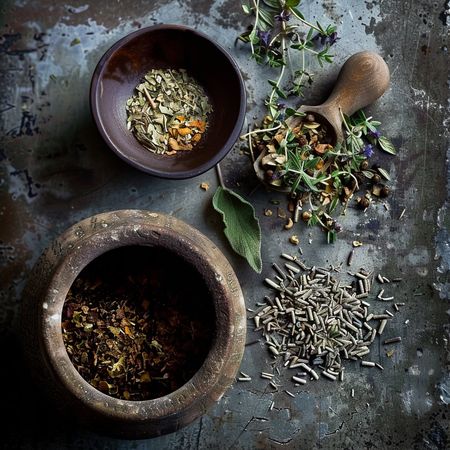 Obraz na płótnie canvas - Suszone zioła