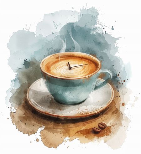 Obraz na płótnie canvas - Czas na kawę