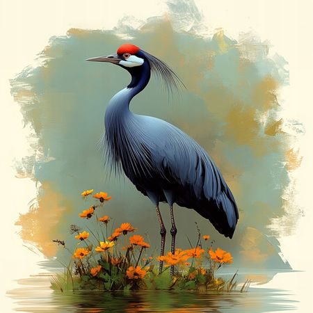 Obraz na płótnie canvas - Żuraw