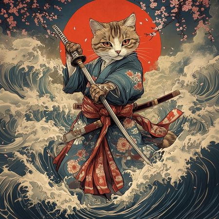 Obraz na płótnie canvas - Kat-ō ☺