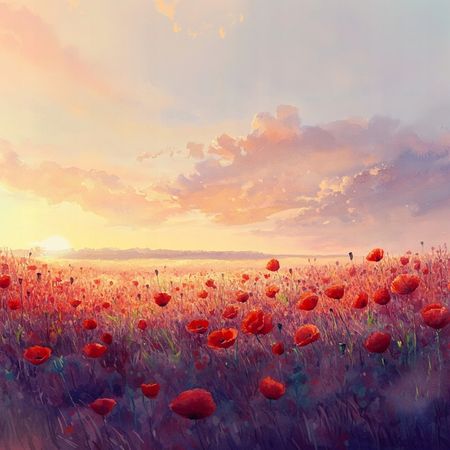 Obraz na płótnie canvas - Polne maki