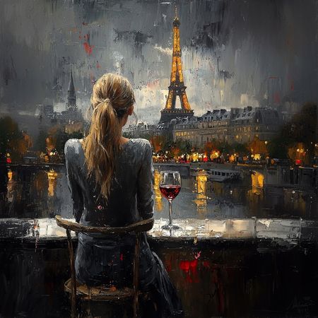 Obraz na płótnie canvas - Samotność w Paryżu