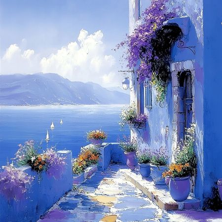 Obraz na płótnie canvas - Dom z widokiem