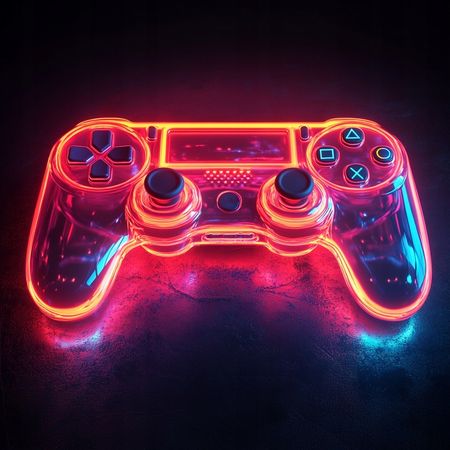 Obraz na płótnie canvas - Neonowy kontroler