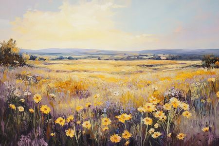 Obraz na płótnie canvas - Kwiaty pełne spokoju