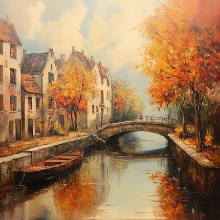 Obraz na płótnie canvas - Jesienna przechadzka