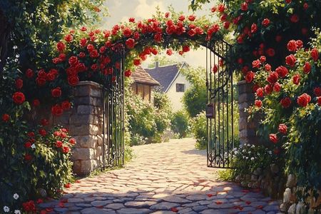 Obraz na płótnie canvas - Ogród pełen miłości