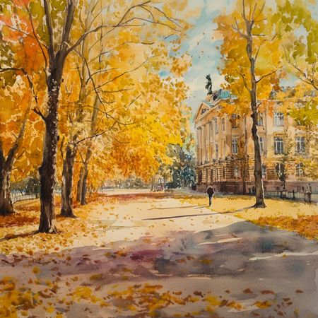 Obraz na płótnie canvas - Barwy jesieni