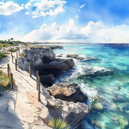 Obraz na płótnie canvas - Barwy oceanu