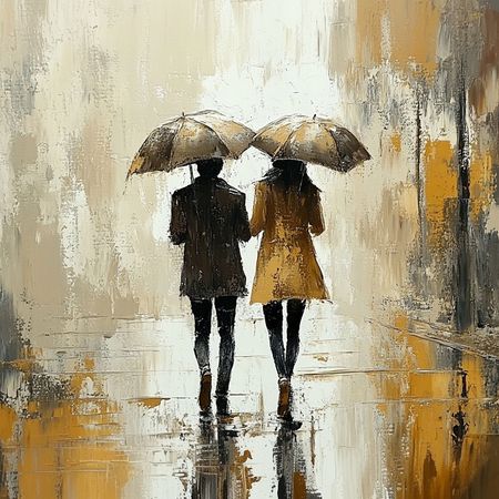 Obraz na płótnie canvas - Deszczowe popołudnie