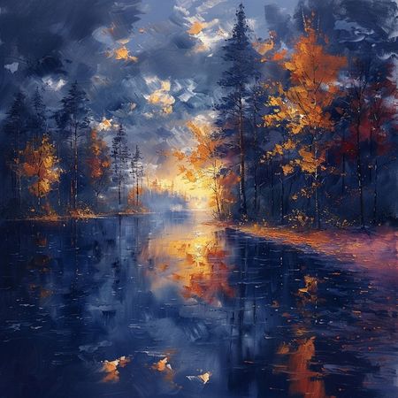 Obraz na płótnie canvas - Jesienna burza