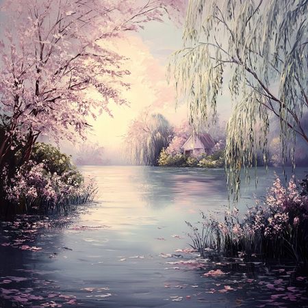 Obraz na płótnie canvas - Wiosenny widoczek