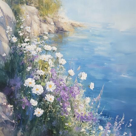 Obraz na płótnie canvas - Łąka z widokiem