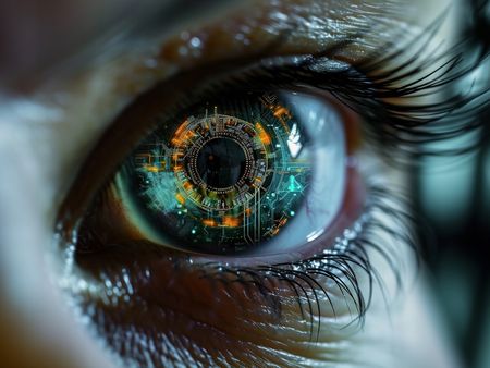 Obraz na płótnie canvas - Cyber oko