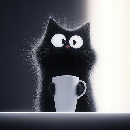 Obraz na płótnie canvas - Catpuccino