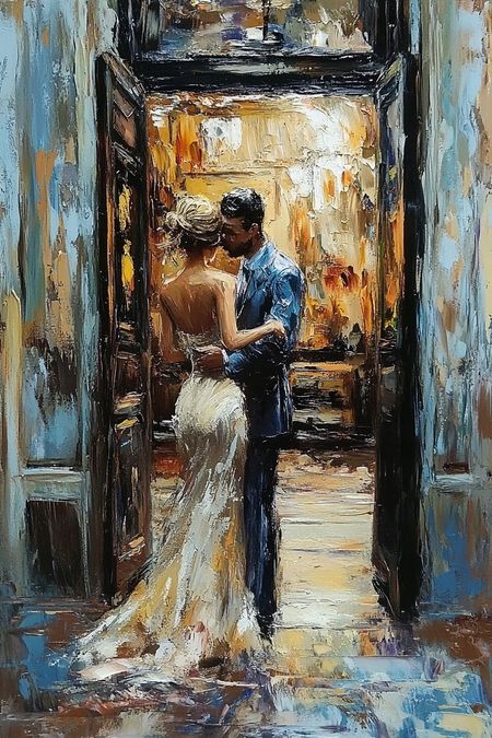 Obraz na płótnie canvas - Drzwi do romantyzmu