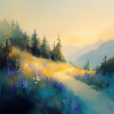 Obraz na płótnie canvas - Szlak na Klimczok