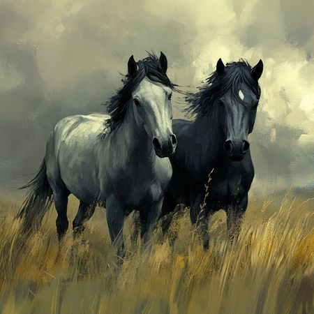 Obraz na płótnie canvas - Konie