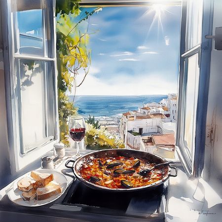 Obraz na płótnie canvas - Paella ☺️