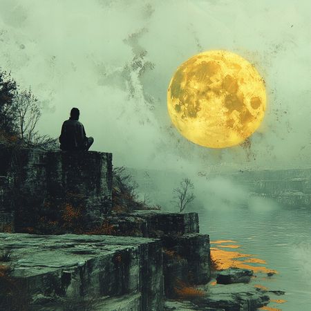 Obraz na płótnie canvas - Nocne rozważania