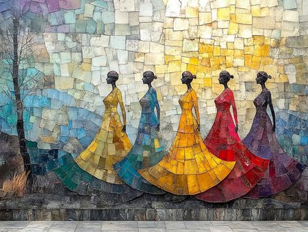 Obraz na płótnie canvas - Barwy kobiecości