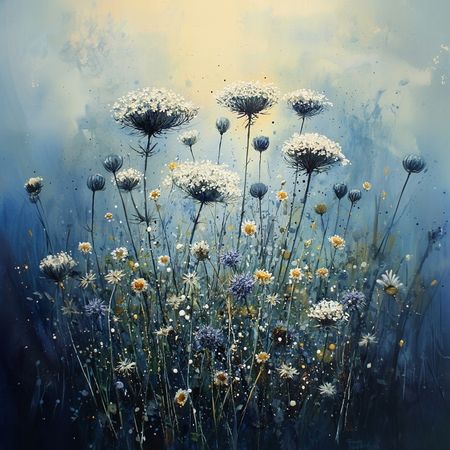 Obraz na płótnie canvas - Świt na łące