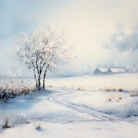 Obraz na płótnie canvas - Podlaska zima