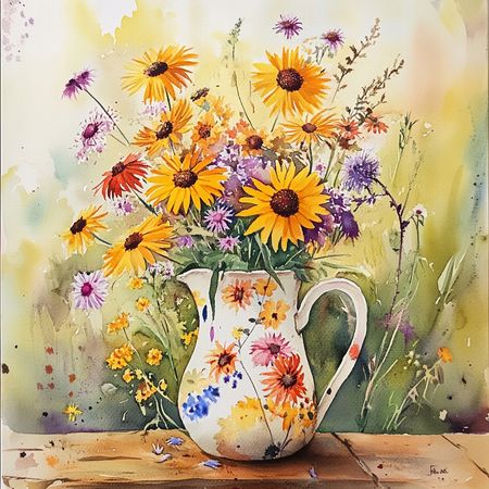 Obraz na płótnie canvas - Lato w ogrodzie cioci M. ☀️