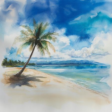 Obraz na płótnie canvas - Tropikalna plaża