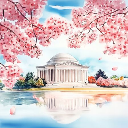 Obraz na płótnie canvas - Jefferson Memorial