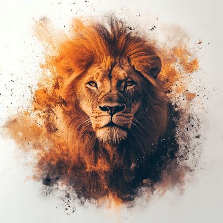 Obraz na płótnie canvas - Pan Lew