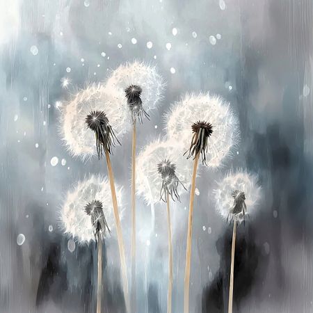 Obraz na płótnie canvas - Dmuchawce