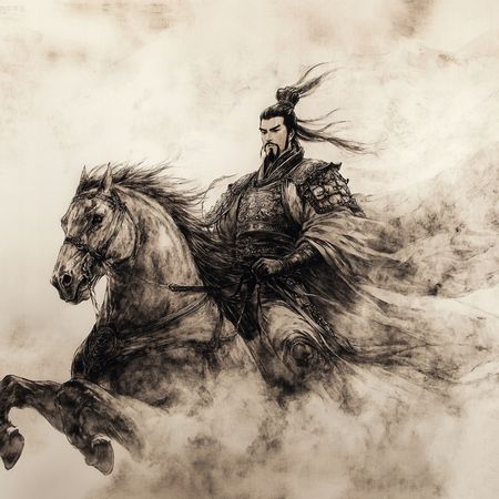 Obraz na płótnie canvas - Japoński wojownik