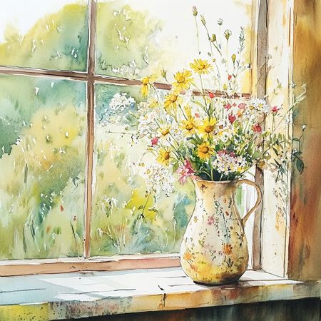 Obraz na płótnie canvas - Letni bukiecik