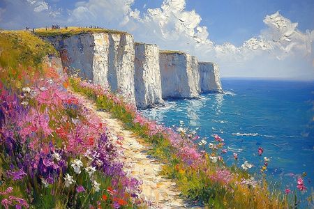 Obraz na płótnie canvas - White Cliffs of Dover