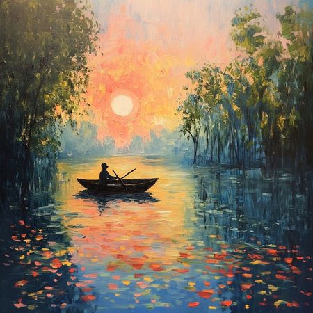 Obraz na płótnie canvas - Gdy ryba nie bierze...